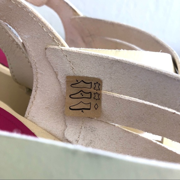 Swedish Hasbeens Vivi Caged Crisscross Leather Block Heel Clogs - Picture 9 of 15